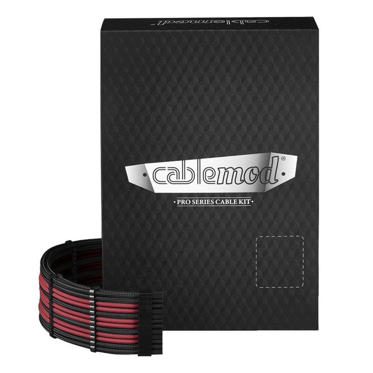 CableMod PRO ModMesh RT-Series ASUS ROG / Seasonic Cable Kits - black/blood red