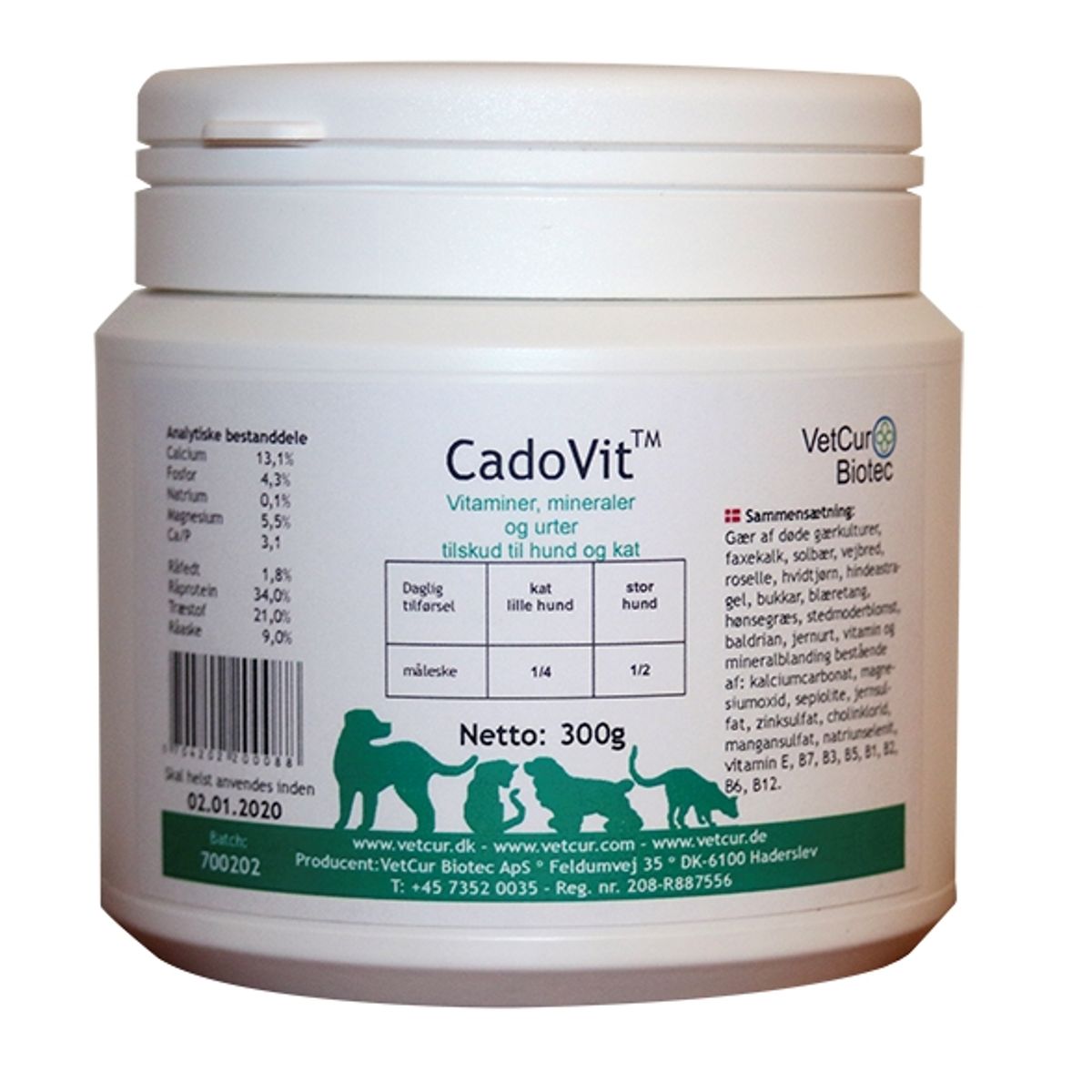 CadoVit barf tilskud, 130g