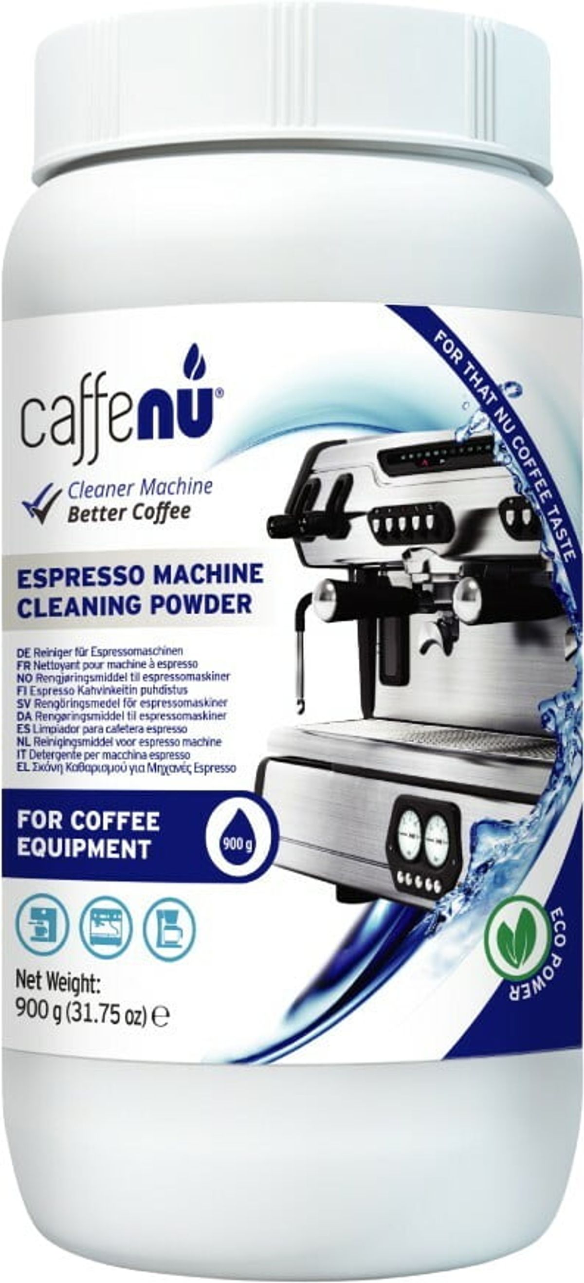 Caffenu - Rengøringsmiddel til Espressomaskiner (900g)