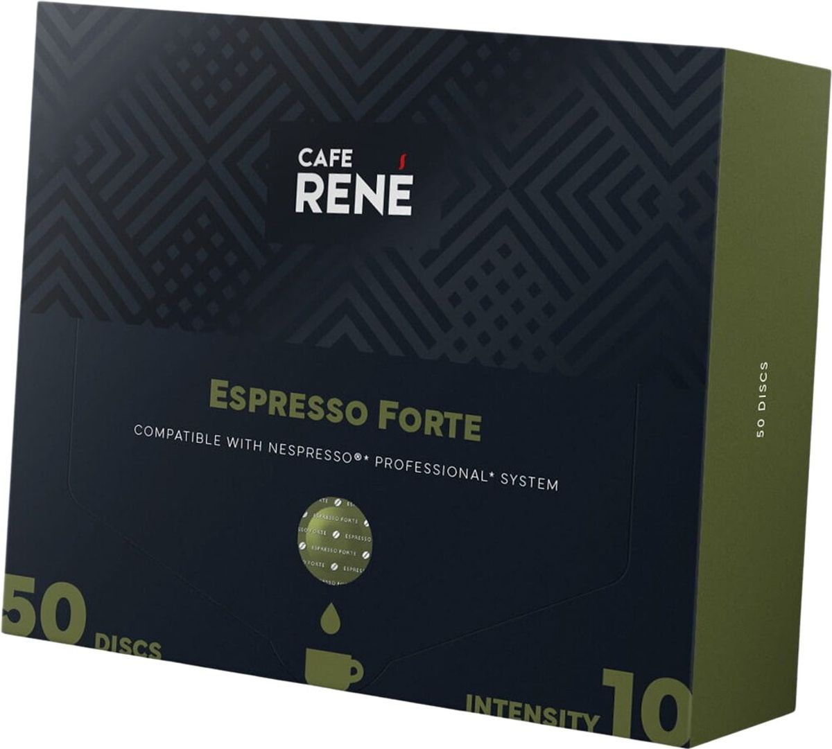 Café René - Espresso Forte (50 stk) - Kapsler til Nespresso Pro