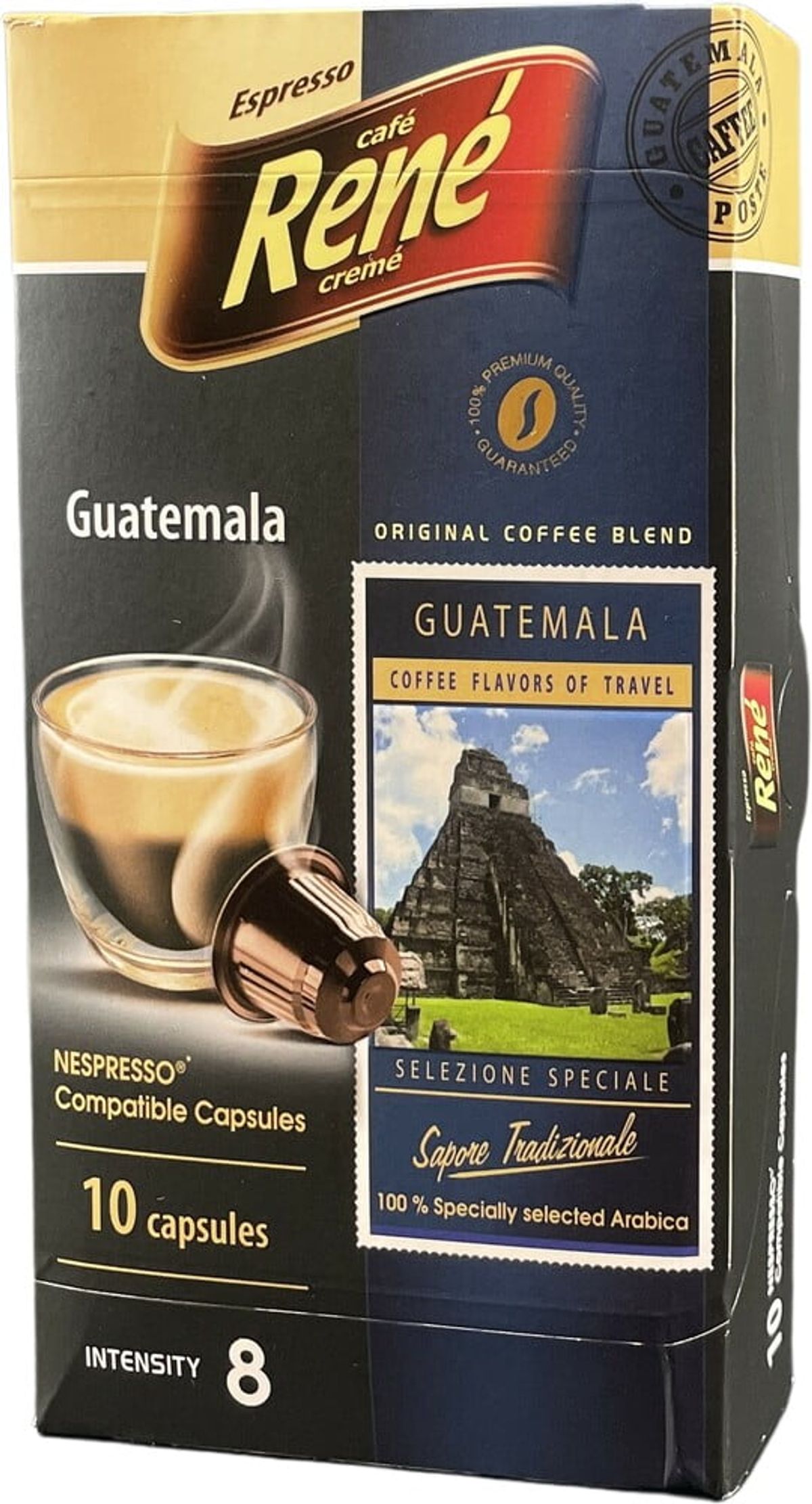 Café René - Guatemala (10 stk) - Malet kaffe