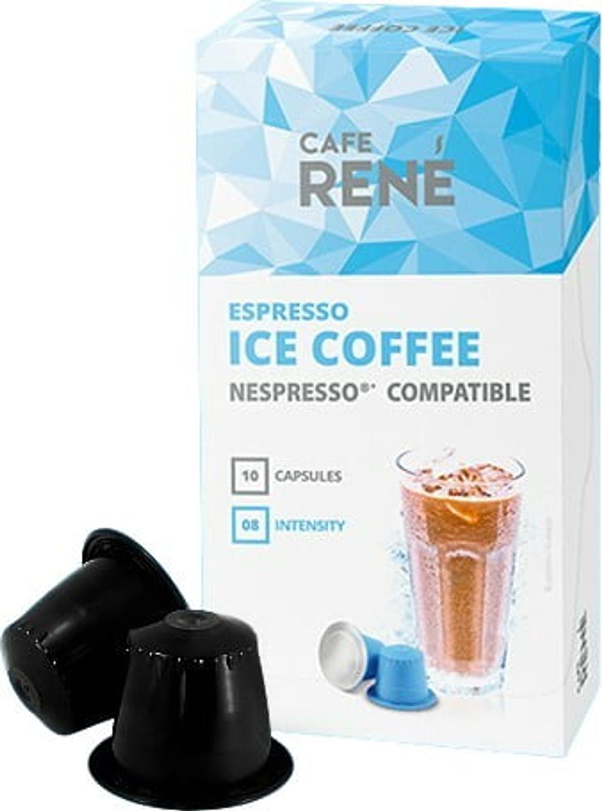 Café René - Iskaffe (10 stk) - Kapsler til Nespresso