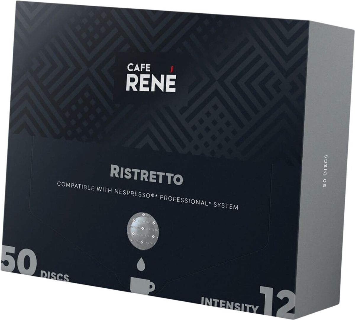 Café René - Ristretto (50 stk) - Kapsler til Nespresso Pro