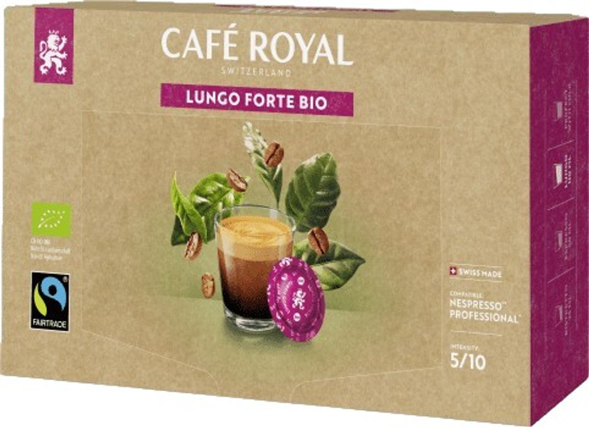 Café Royal - Lungo Forte Organic (50 stk) - Kapsler til Nespresso Pro