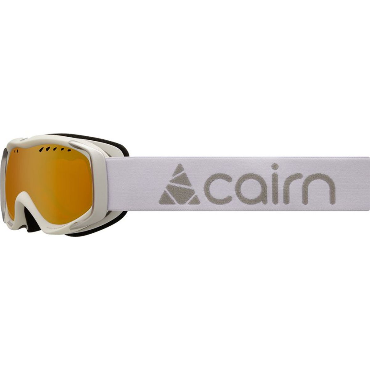 Cairn Booster Photochromic, skibriller, junior, mat hvid/sølv