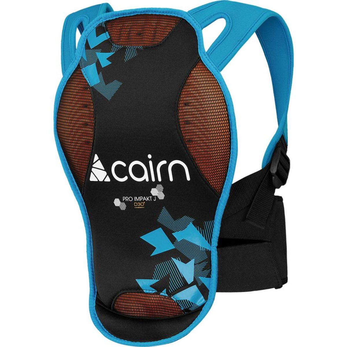 Cairn Pro Impakt D30, rygskjold, junior, azure camo