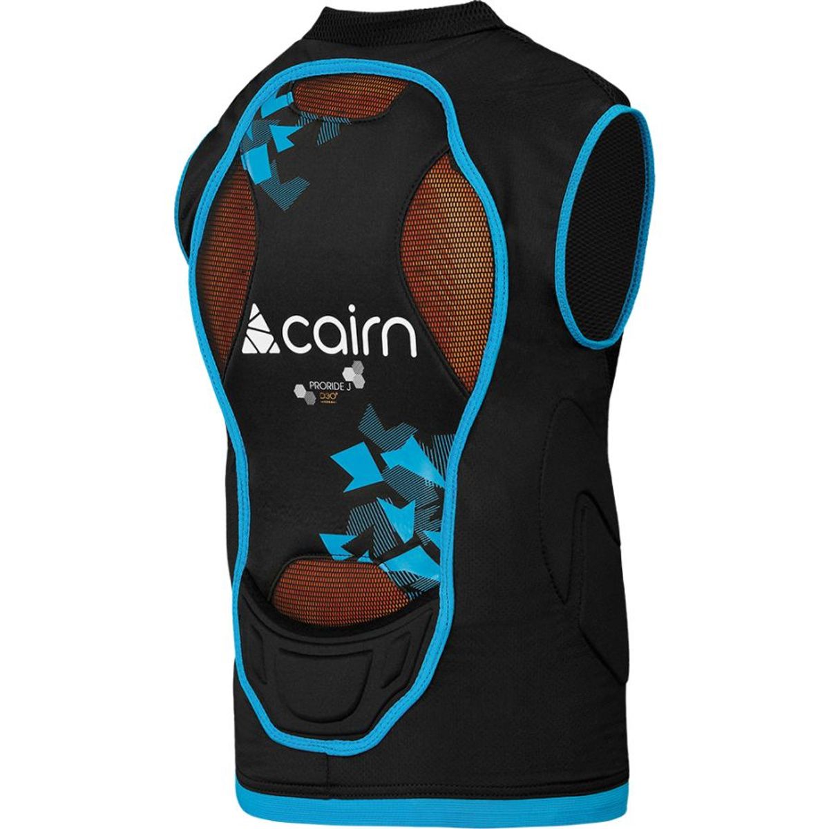 Cairn Proride D3O, rygskjold vest, junior, azure camo