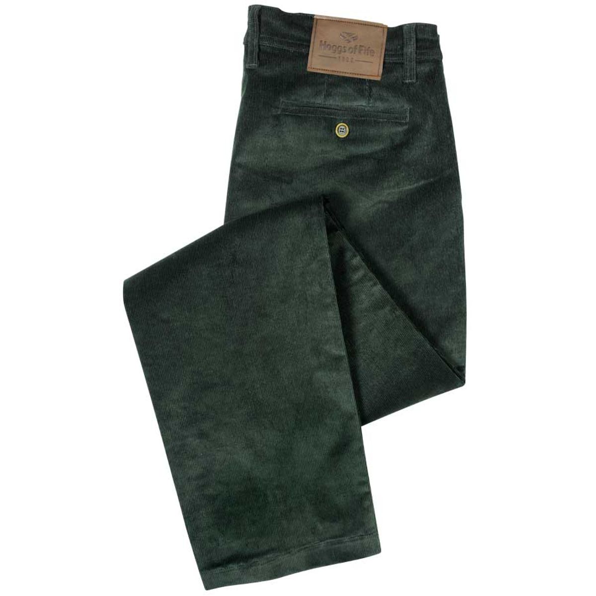 Cairnie Mens, fløjlsbukser, racing green grøn m. stretch - 42L