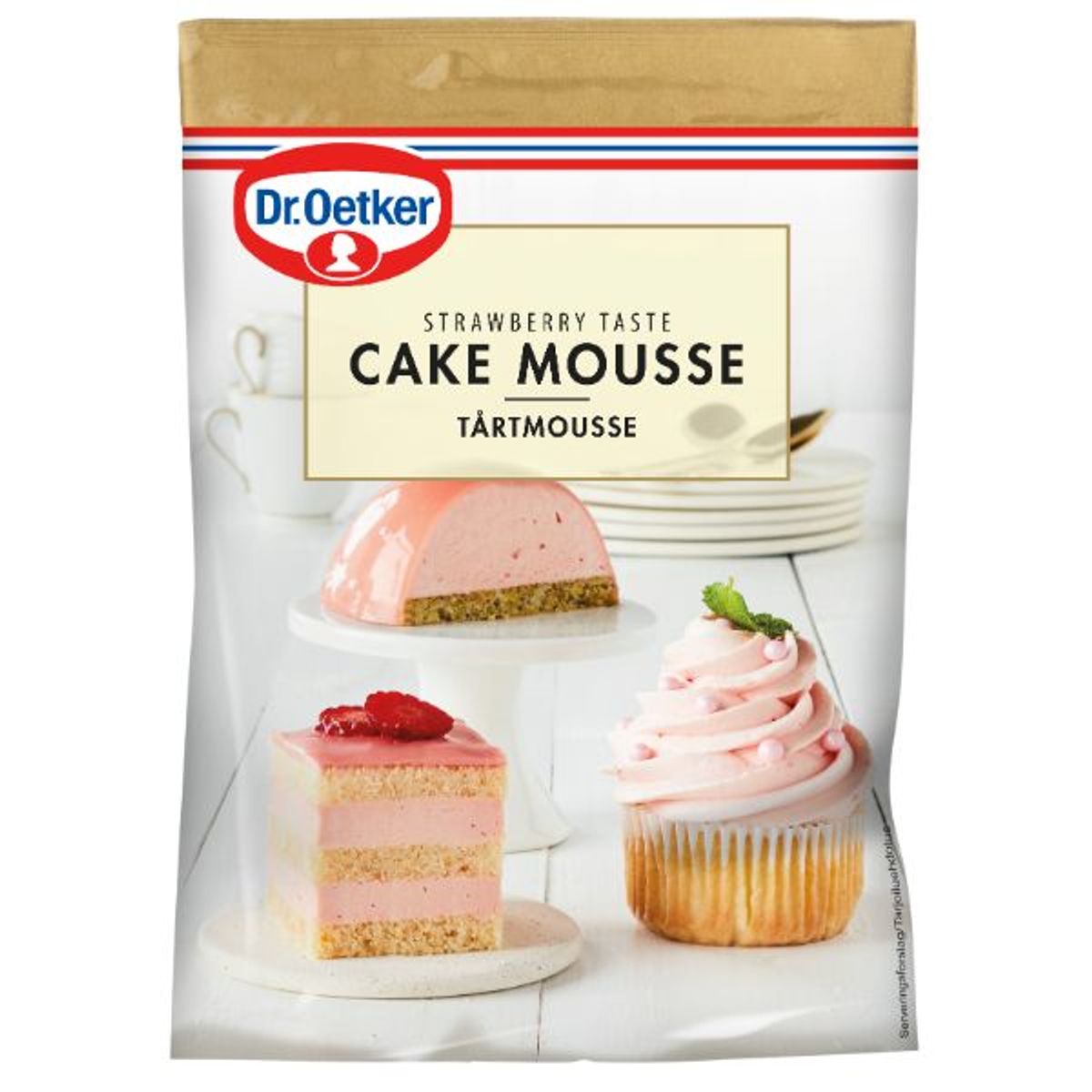 Cake Mousse Strawberry 96 g - Dr. Oetker