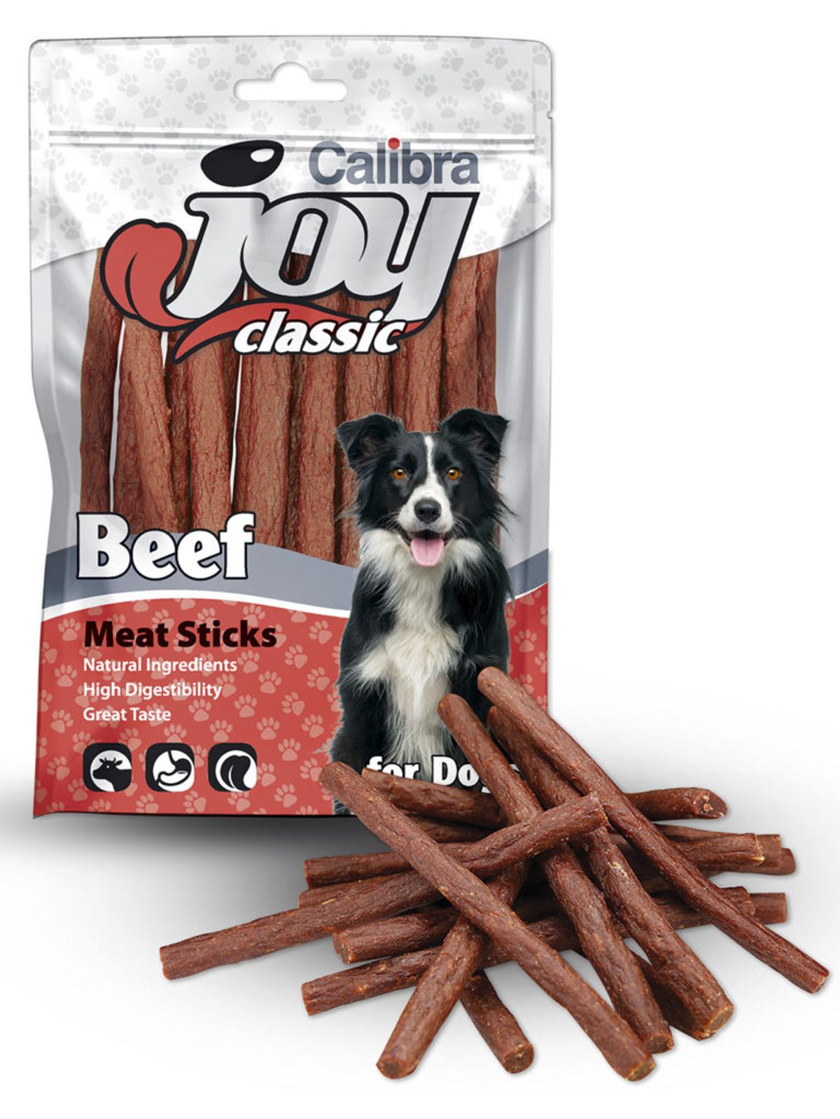 Calibra Joy Dog oksekødsnack - 100 % naturlig.