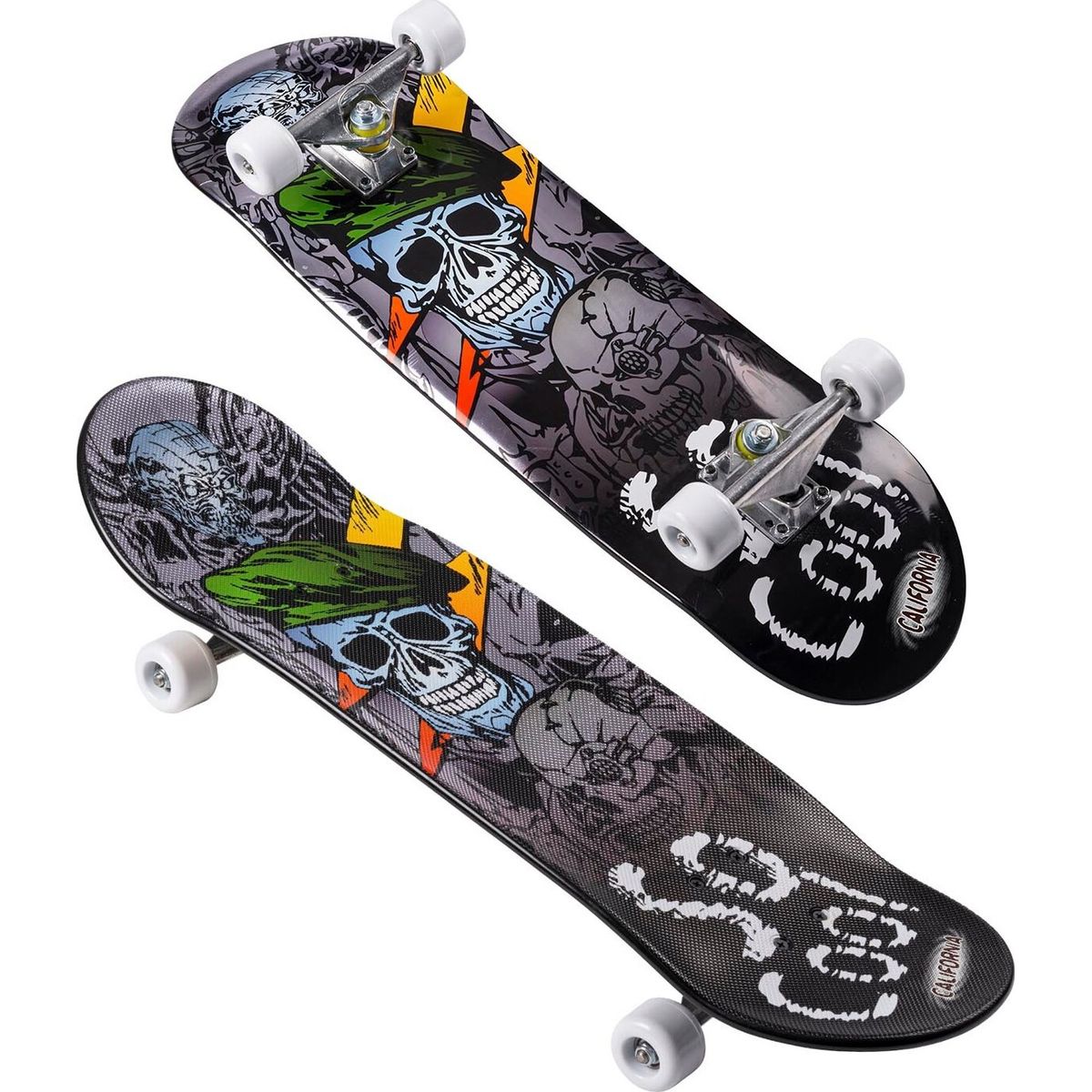 California - Skateboard - Sort - 71 Cm