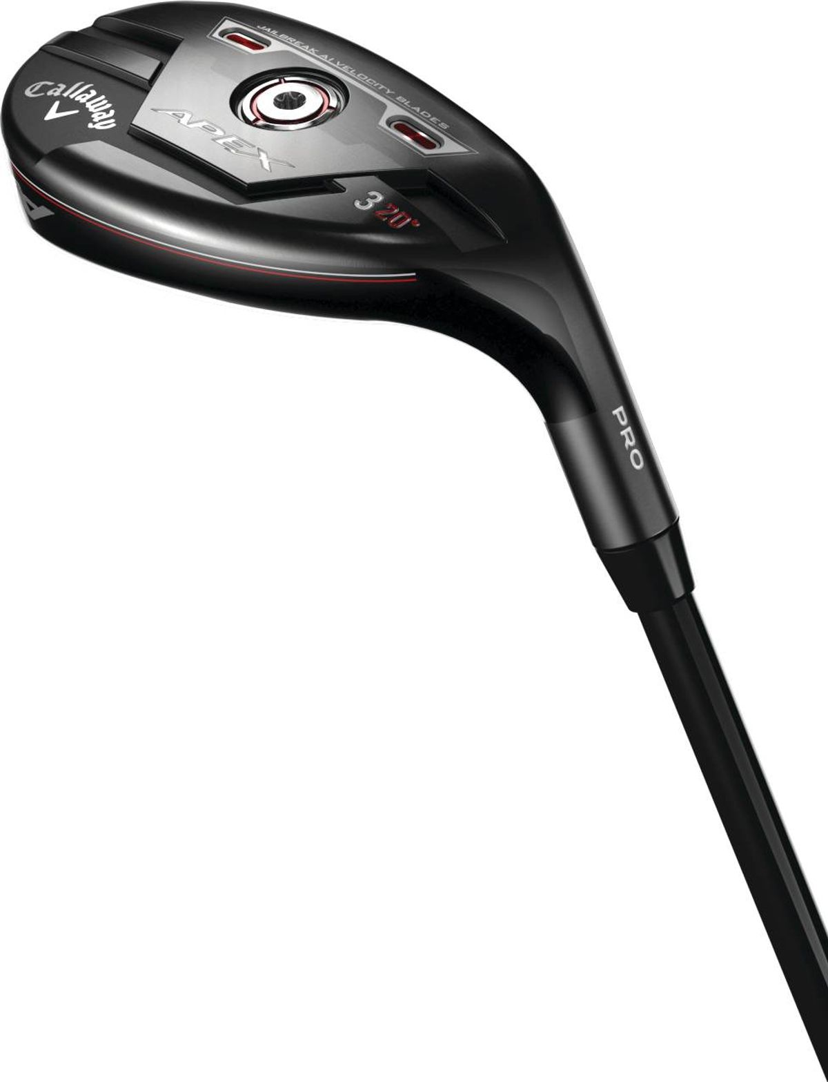 Callaway Apex Pro 21 Herre Hybridkølle - Sort - Venstre - 20.0° (3 Kølle) - Mitsubishi Chemical MMT 70 Regular Grafit