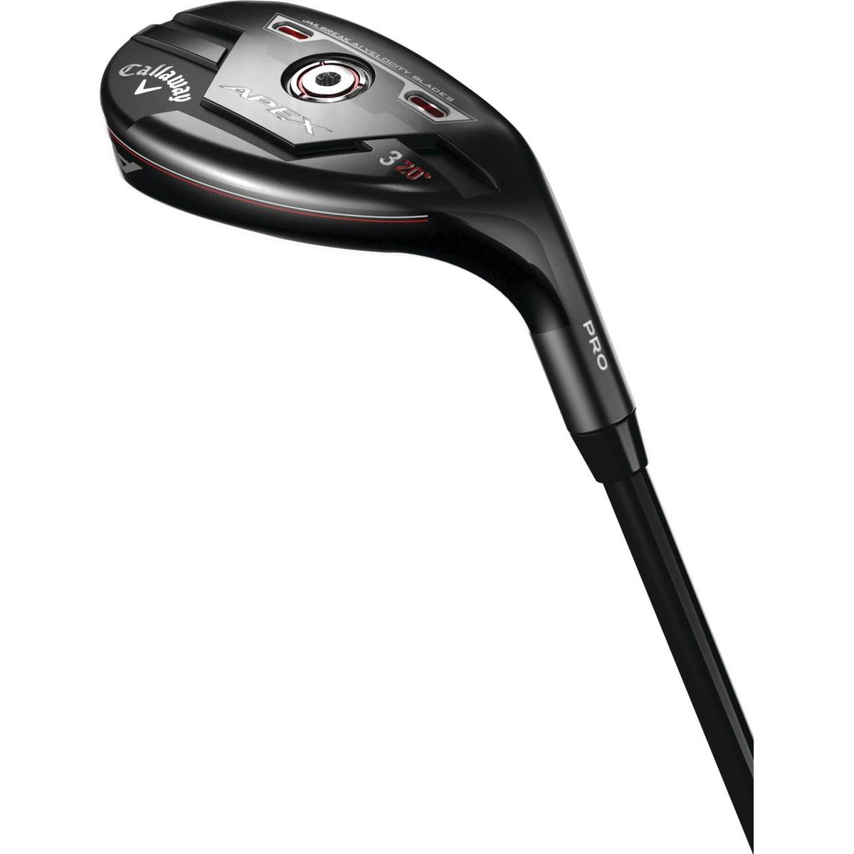 Callaway Apex Pro 21 Herre Hybridkølle - Sort - Venstre - 23.0° (4 Kølle) - Mitsubishi Chemical MMT 70 Regular Grafit