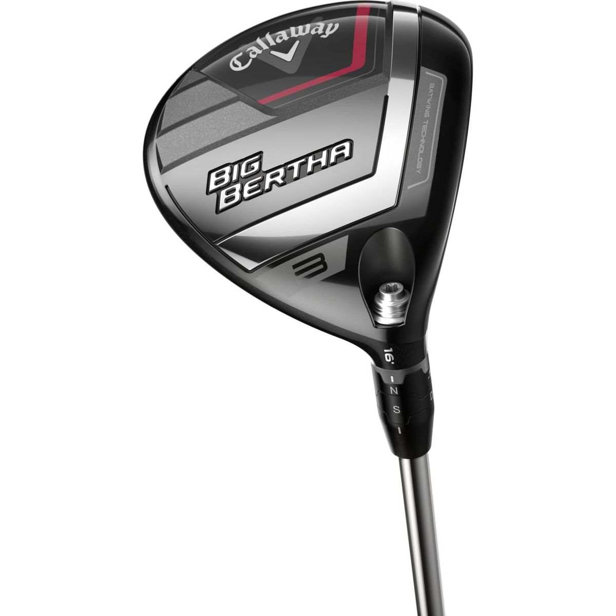 Callaway Big Bertha (2023) Herre Fairwaykølle - Sort - Højre - 19.0° (5 Kølle) - Callaway RCH 45 Senior Grafit