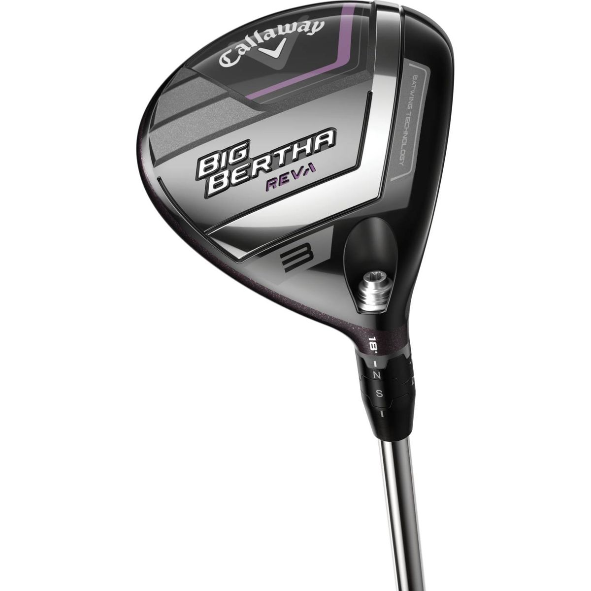 Callaway Big Bertha Reva (2023) Dame Fairwaykølle - Lilla - Højre - 21.0° (5 Kølle) - Callaway RCH 40 Dame Grafit