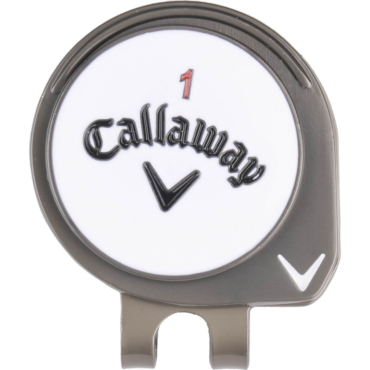 Callaway Cap Clip Gunmetal Boldmarkør