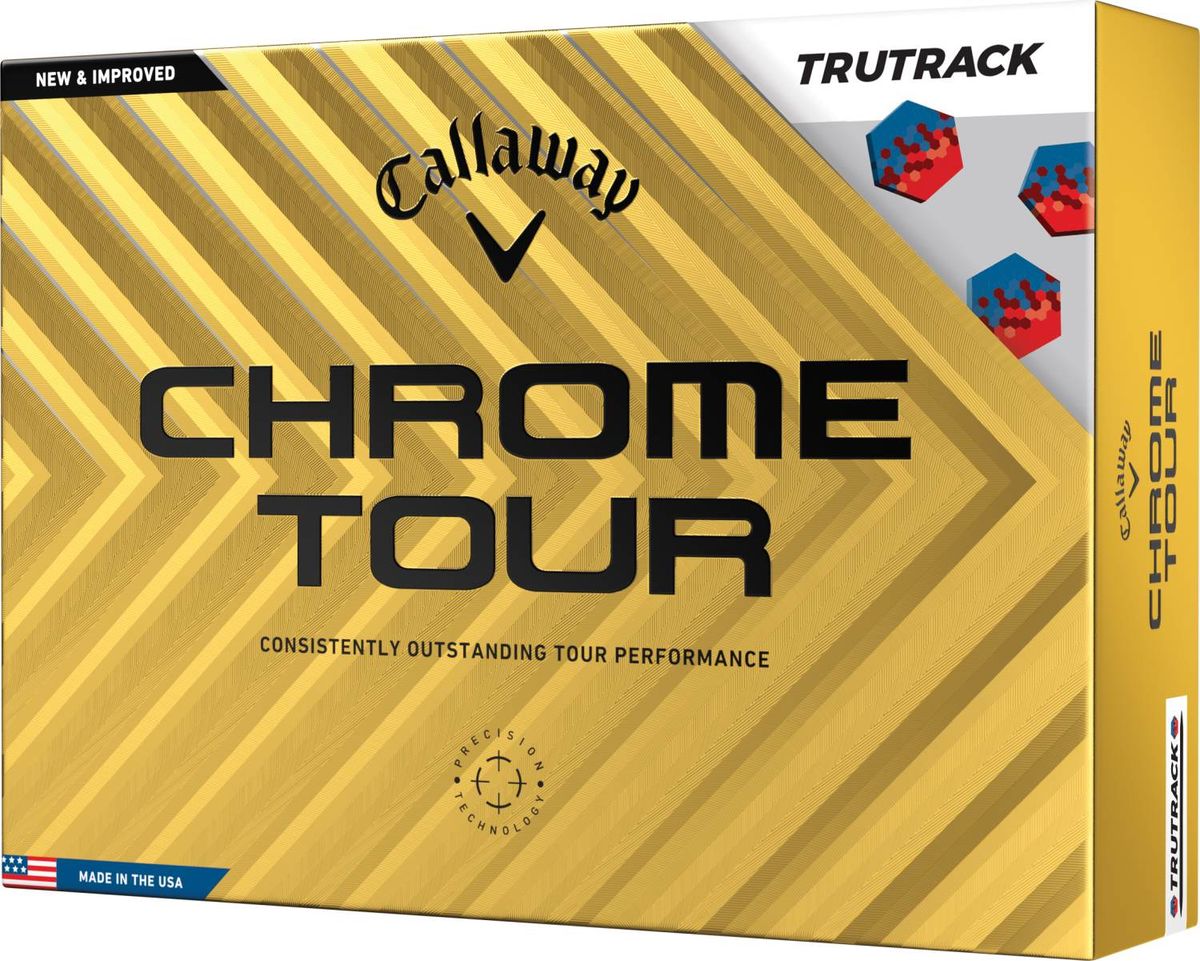 Callaway Chrome Tour Tru Track (2024) Golfbolde - White