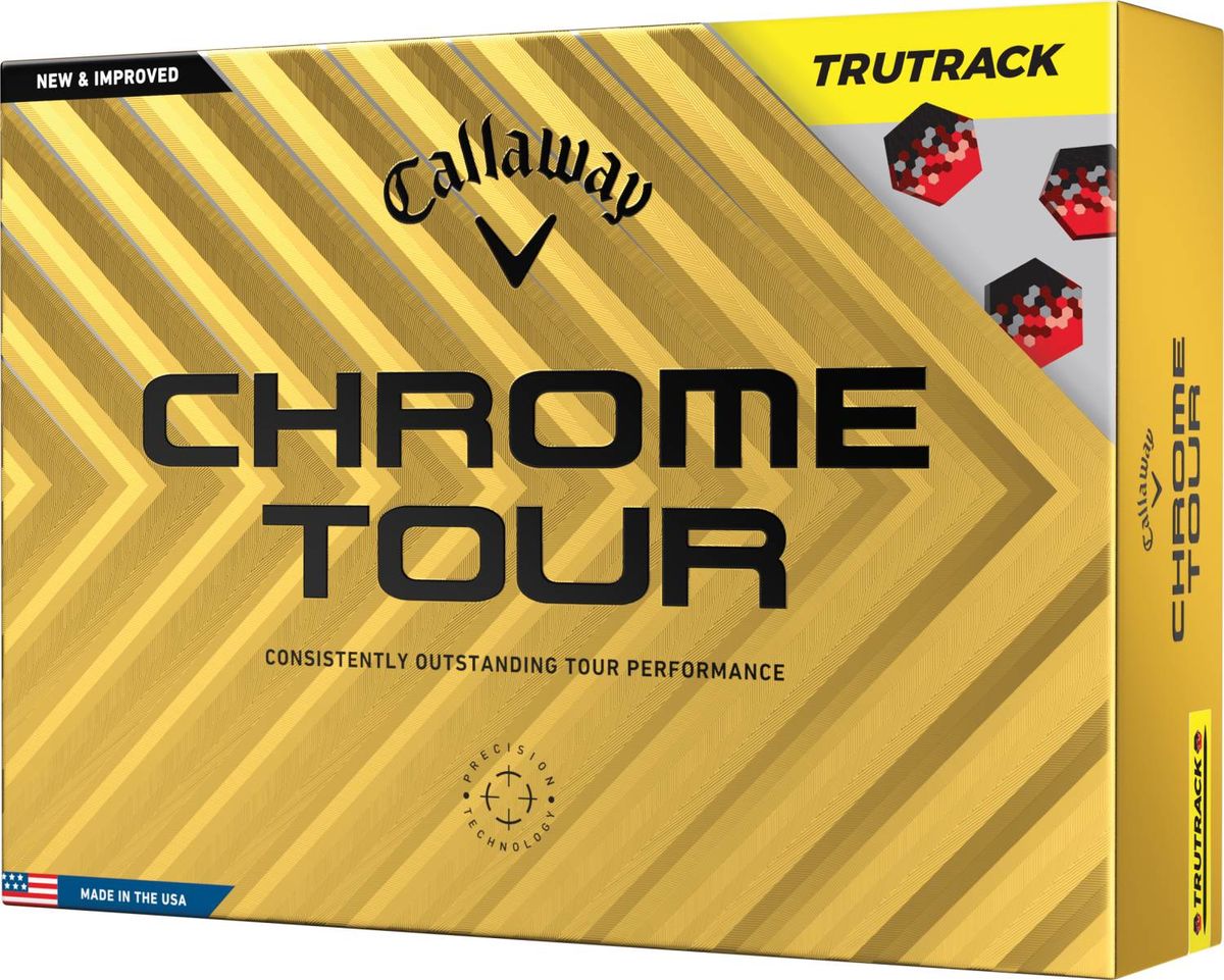 Callaway Chrome Tour Tru Track (2024) Golfbolde - Yellow