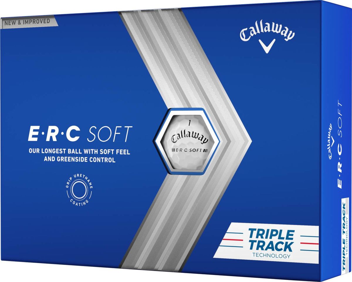 Callaway ERC Soft Triple Track (2023) Golfbolde - White