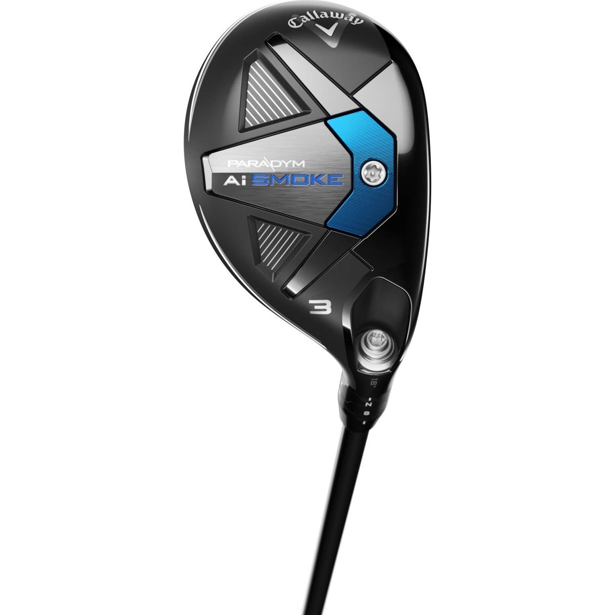 Callaway Paradym Ai Smoke Herre Hybridkølle - Sort - Højre - 18.0° (3 Kølle) - True Temper Project X Cypher 2.0 60 (2024) Regular 5.5 Grafit