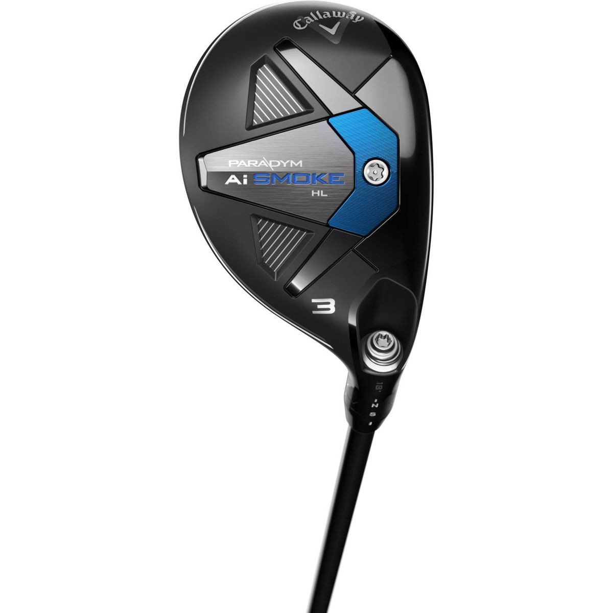 Callaway Paradym Ai Smoke HL Herre Hybridkølle - Sort - Højre - 21.0° (4 Kølle) - True Temper Project X Cypher 2.0 60 (2024) Regular 5.5 Grafit