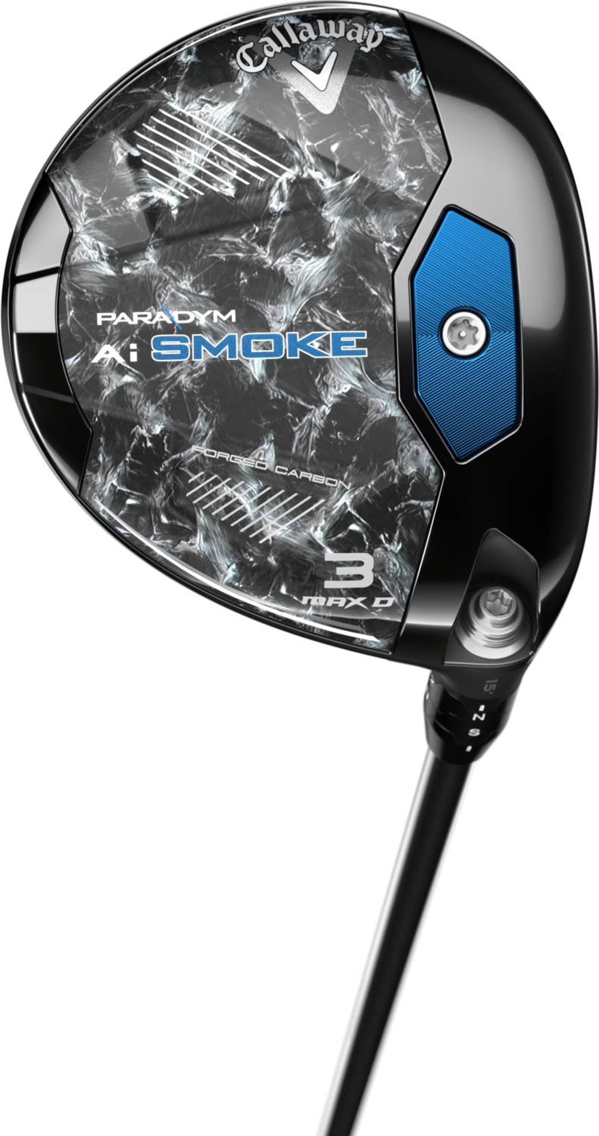 Callaway Paradym Ai Smoke Max D Dame Fairwaykølle - Sort - Højre - 15.0° (3 Kølle) - True Temper Project X Cypher 2.0 40 (2024) Dame 4.0 Grafit