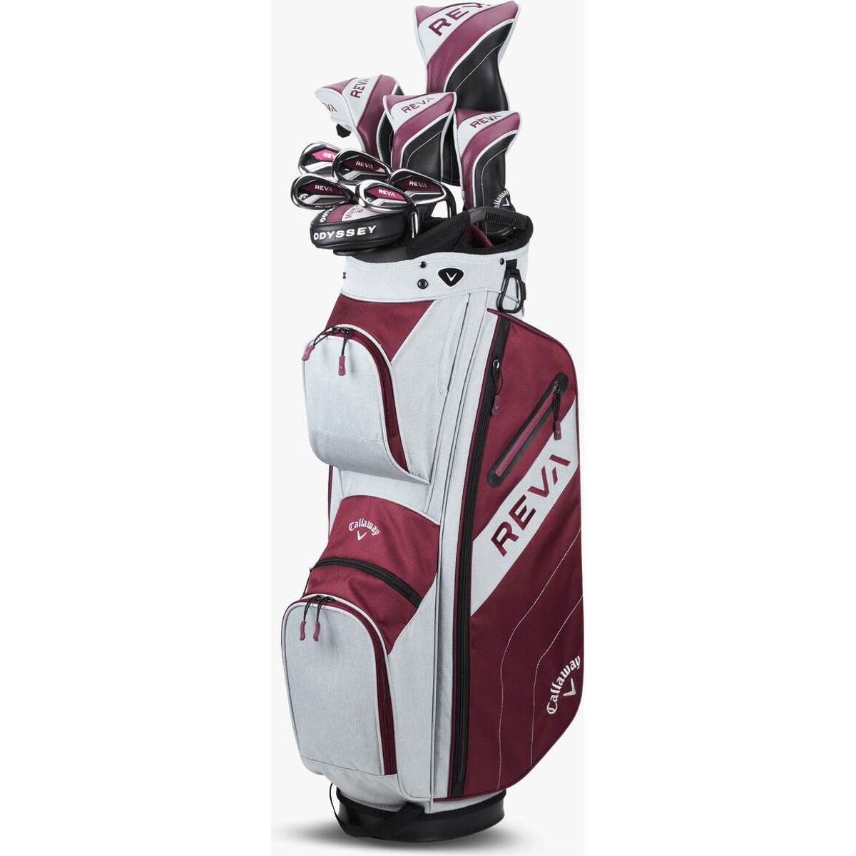 Callaway Reva (2024) Dame Golfsæt - Eggplant - Højre - DR, 3W, 5W, 5H, 6H, 7-9, PW, SW, Putter - Callaway Reva Dame Grafit