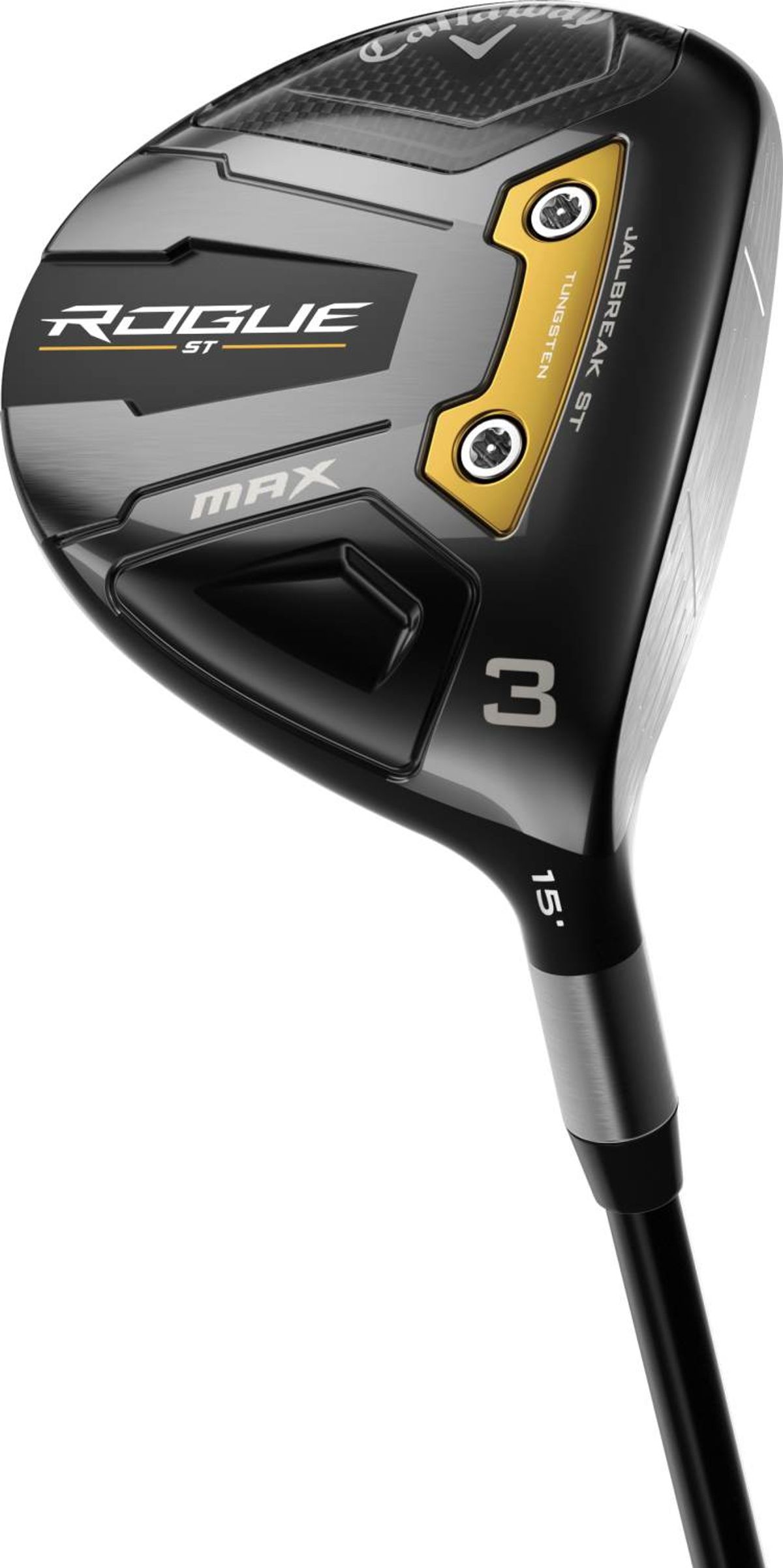 Callaway Rogue ST Max Dame Fairwaykølle - Sort - Højre - 21.0° (7 Kølle) - True Temper Project X - Cypher Black 40 Dame 4.0 Grafit