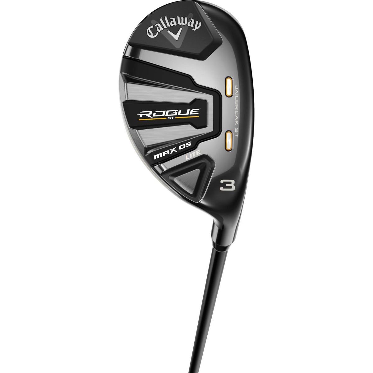 Callaway Rogue ST Max OS Lite Dame Hybridkølle - Sort - Højre - 27.0° (5 Kølle) - True Temper Project X - Cypher Black 40 Light 5.0 Grafit