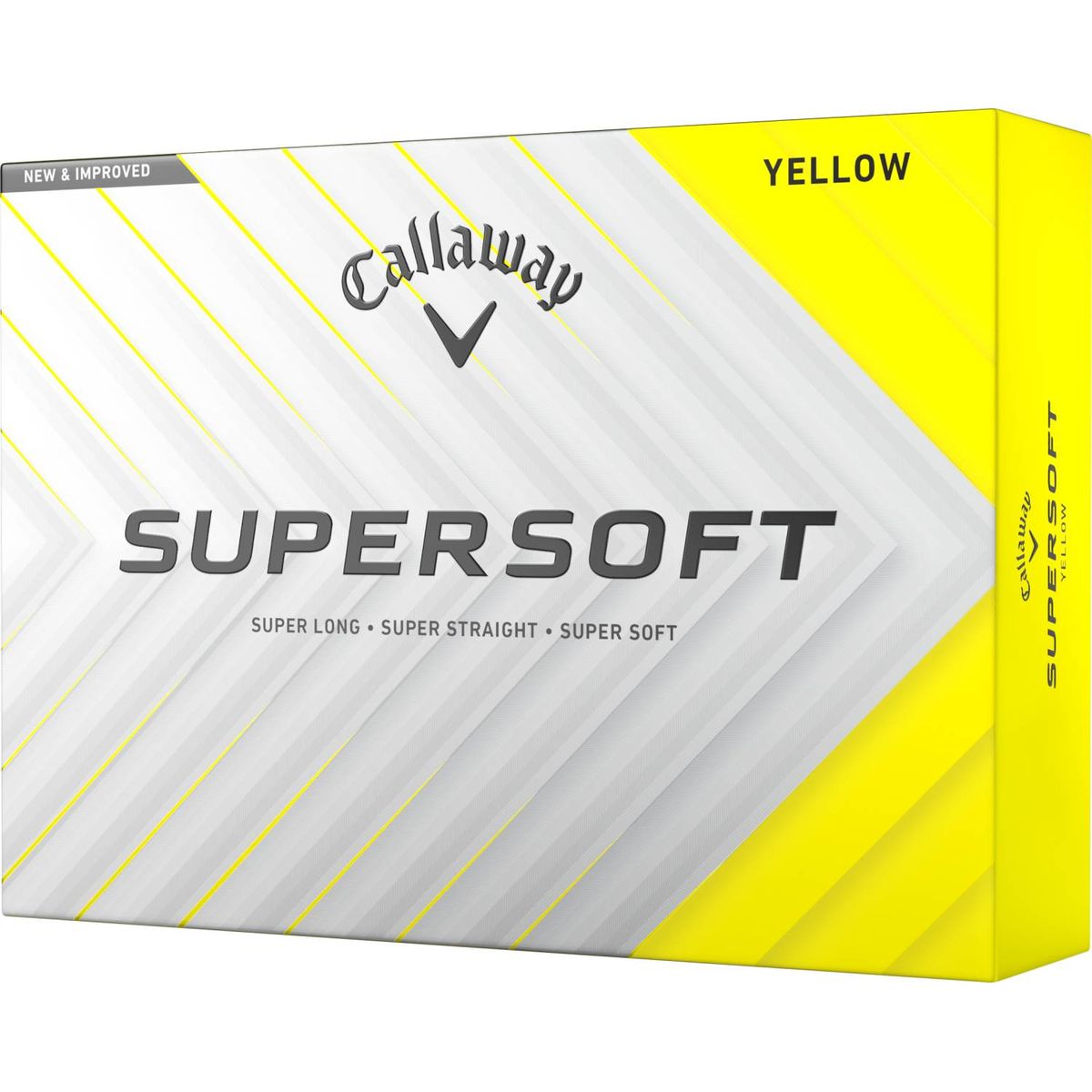 Callaway Supersoft (2025) Golfbolde - Yellow