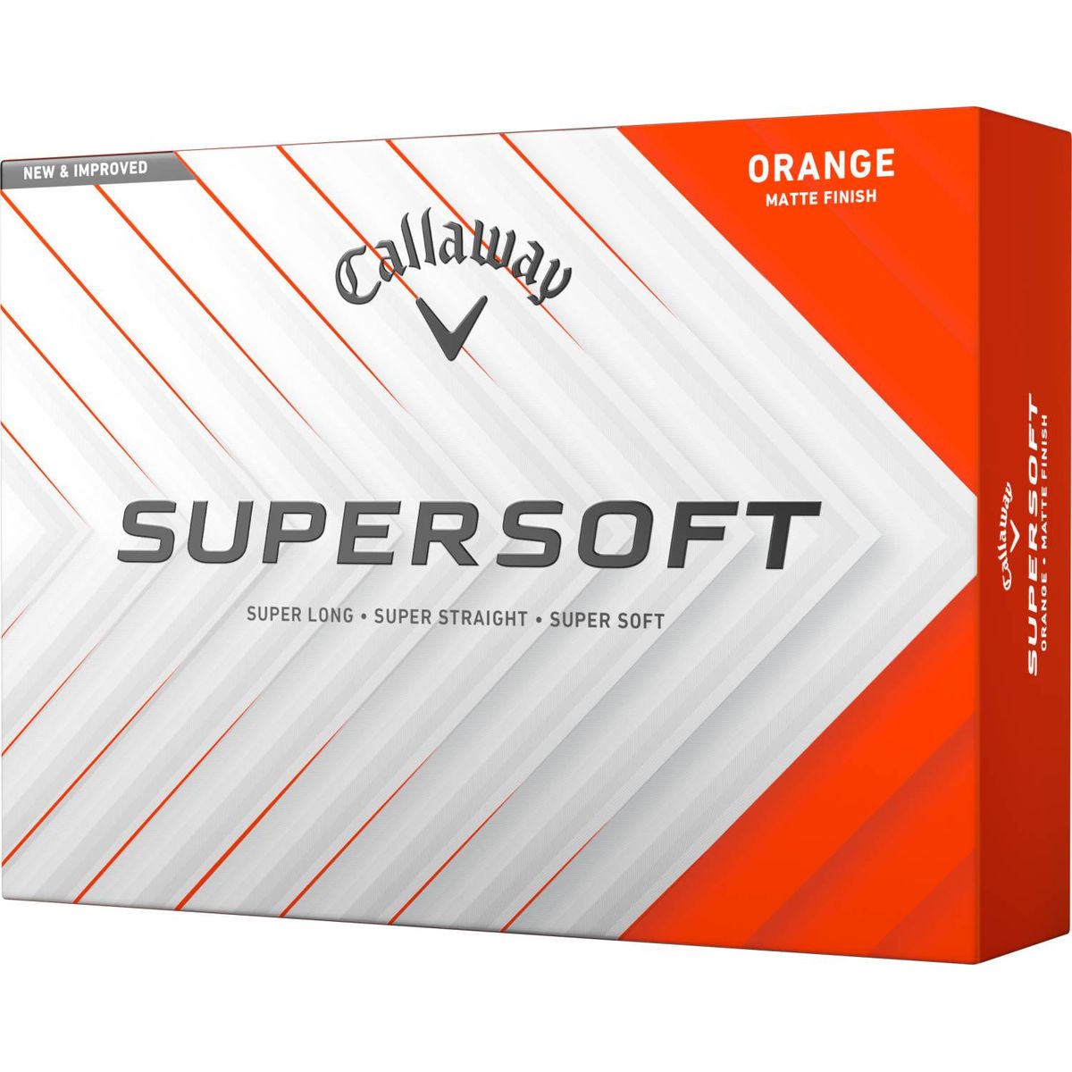 Callaway Supersoft Matte (2025) Golfbolde - Orange