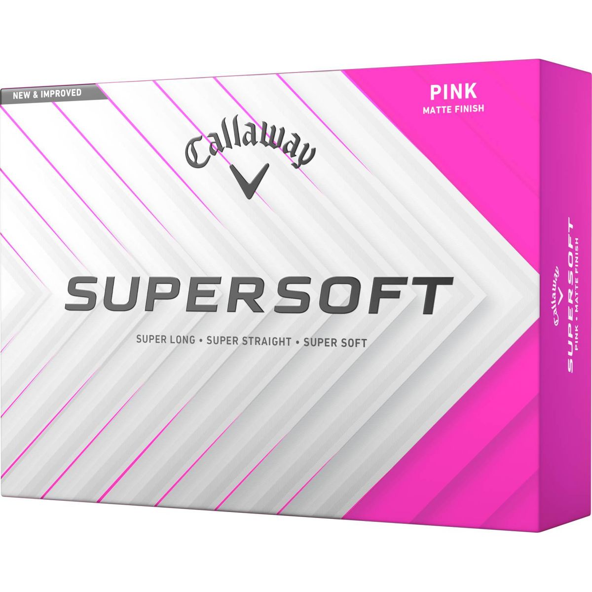 Callaway Supersoft Matte (2025) Golfbolde - Pink