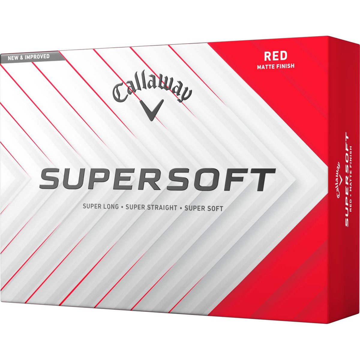 Callaway Supersoft Matte (2025) Golfbolde - Red