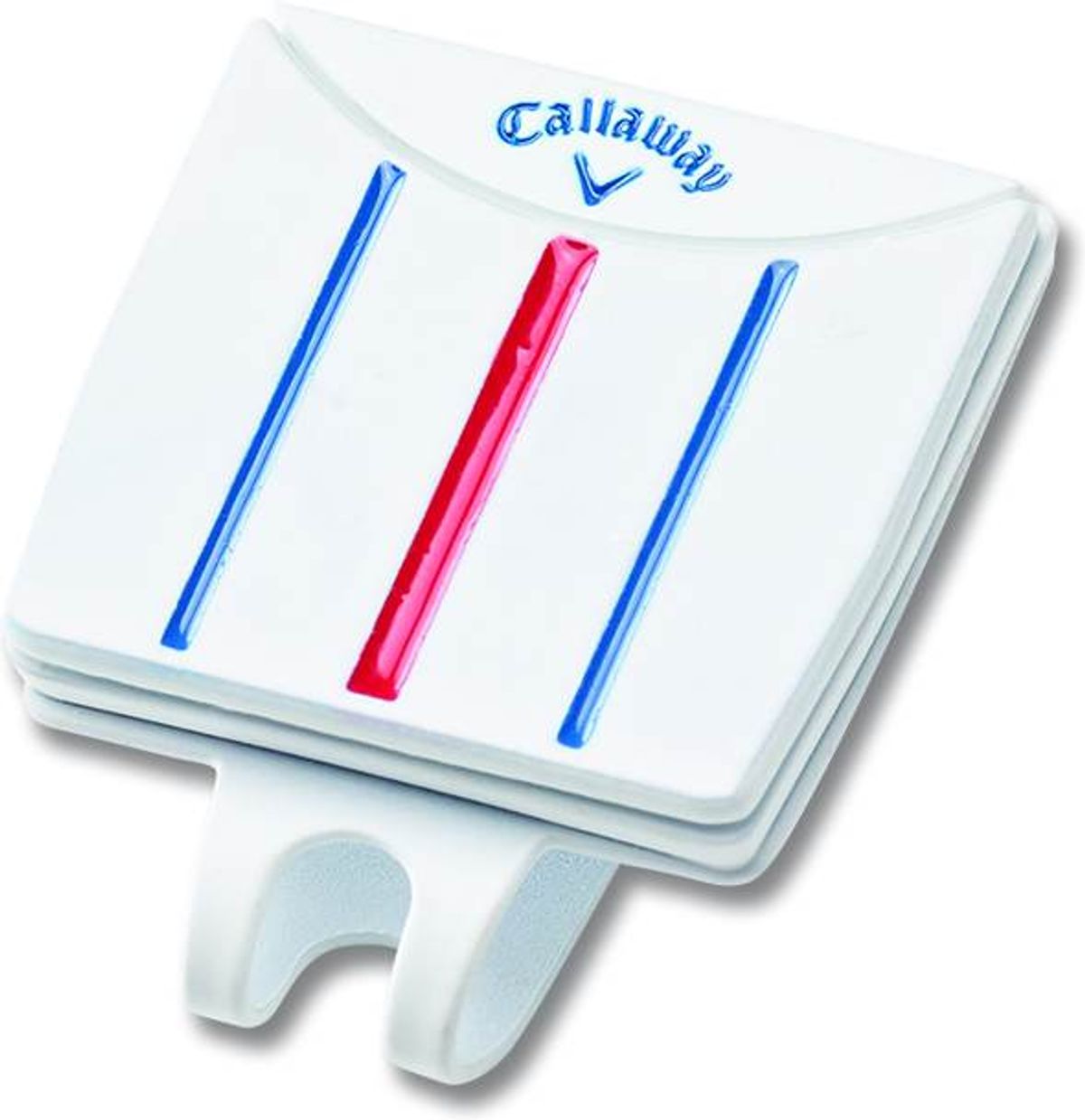 Callaway Triple Track Cap Clip White Boldmarkør