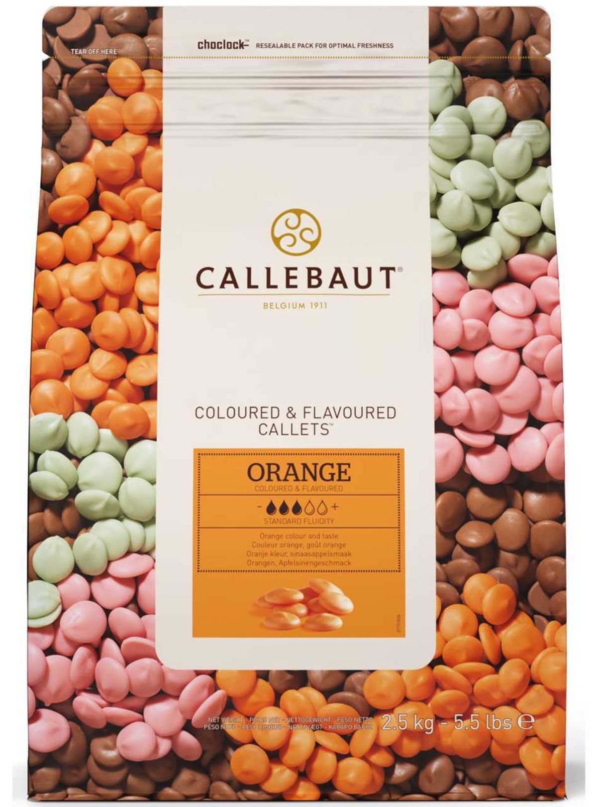 Callebaut Orange Callets 250g