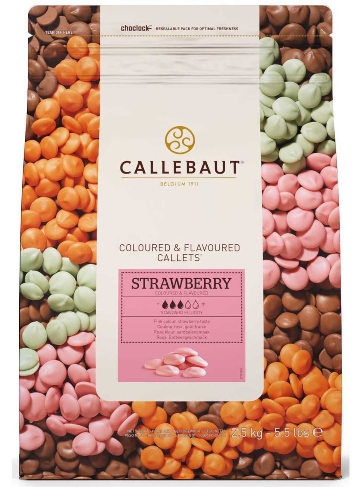 Callebaut Strawberry Callets 250g