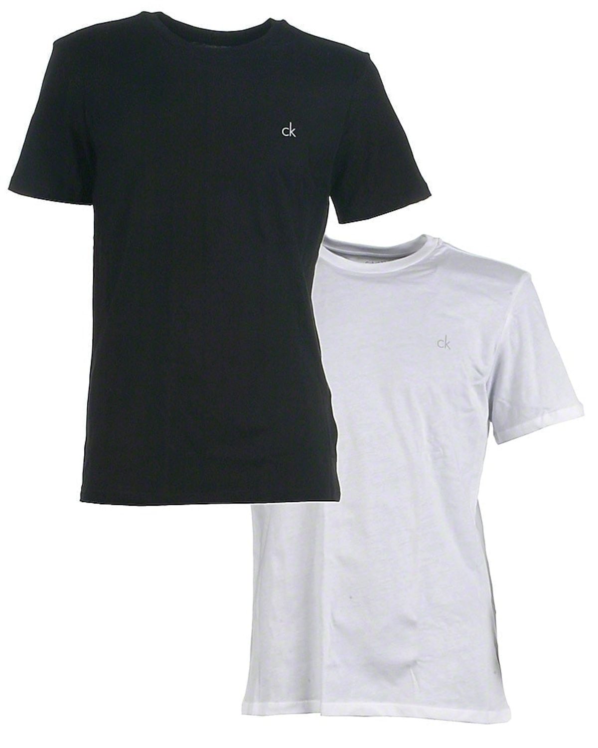 Calvin Klein 2-pak t-shirt s/s, hvid/sort, Modern - 128 - 8-10år