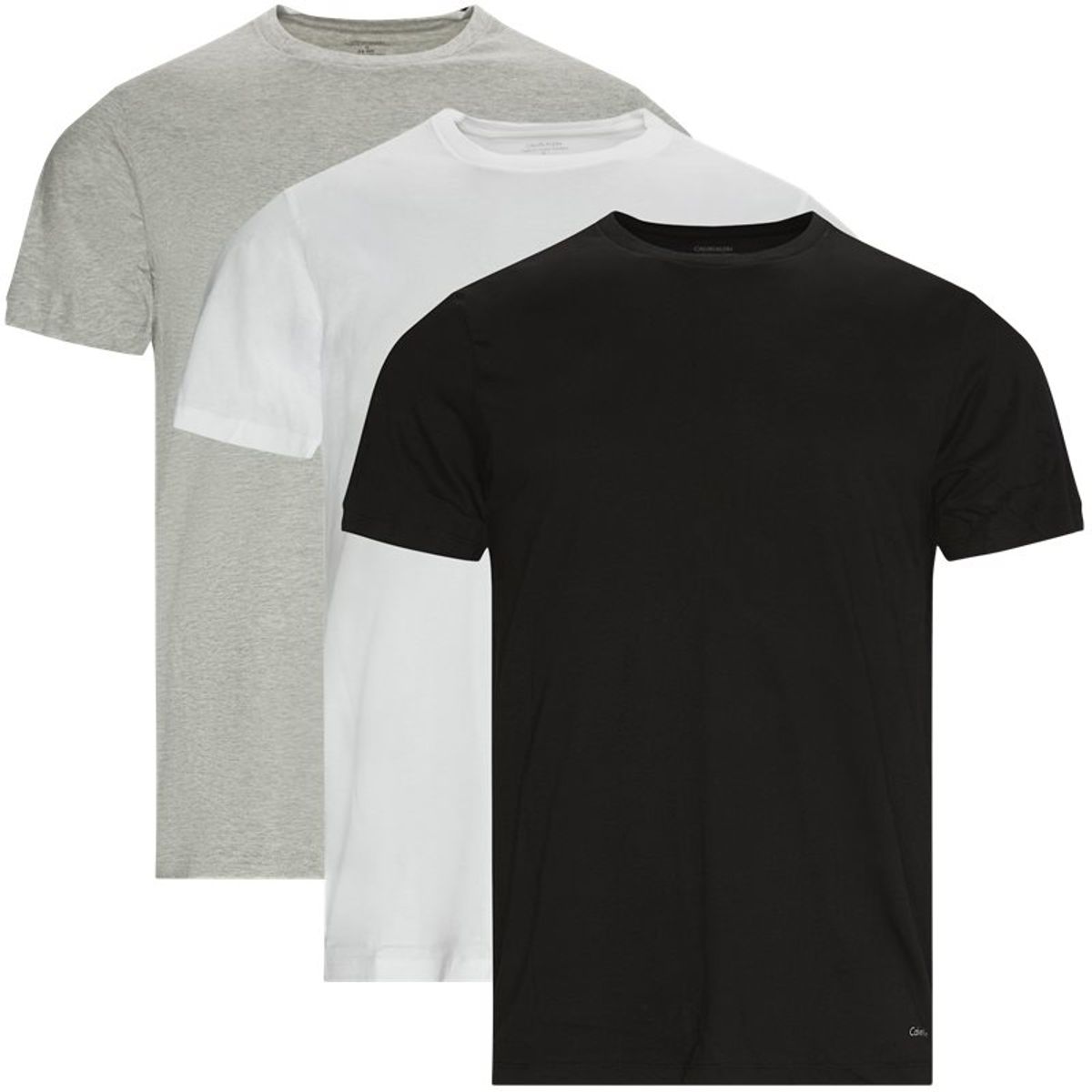 Calvin Klein 3-pack Crewneck T-shirts Sort/hvid/grå