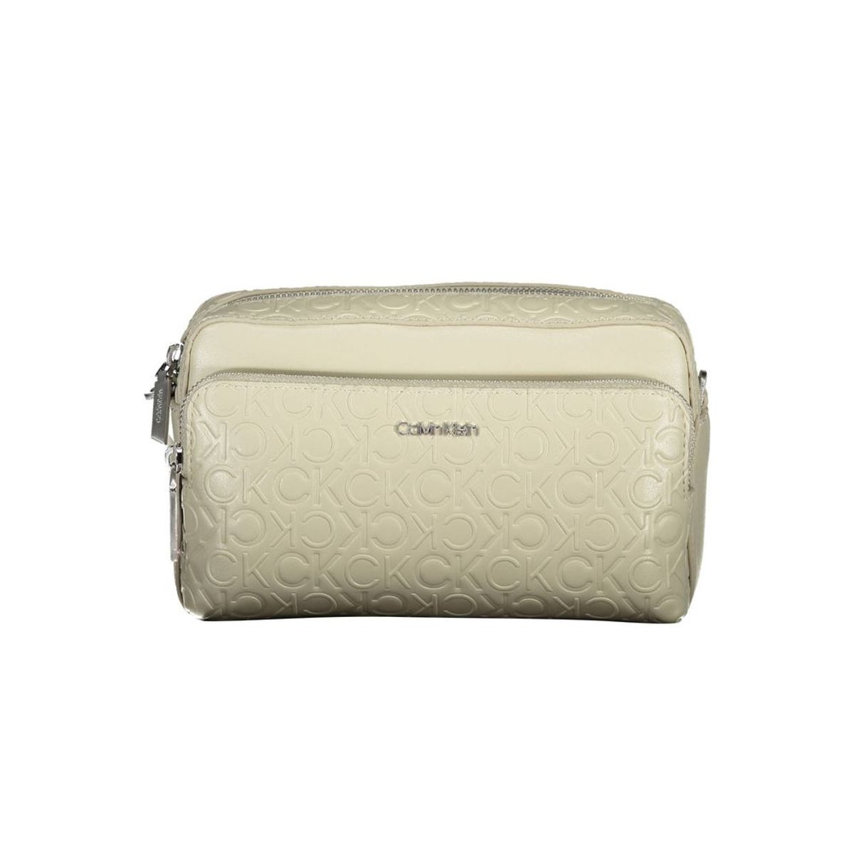 Calvin Klein Beige Polyester Handbag