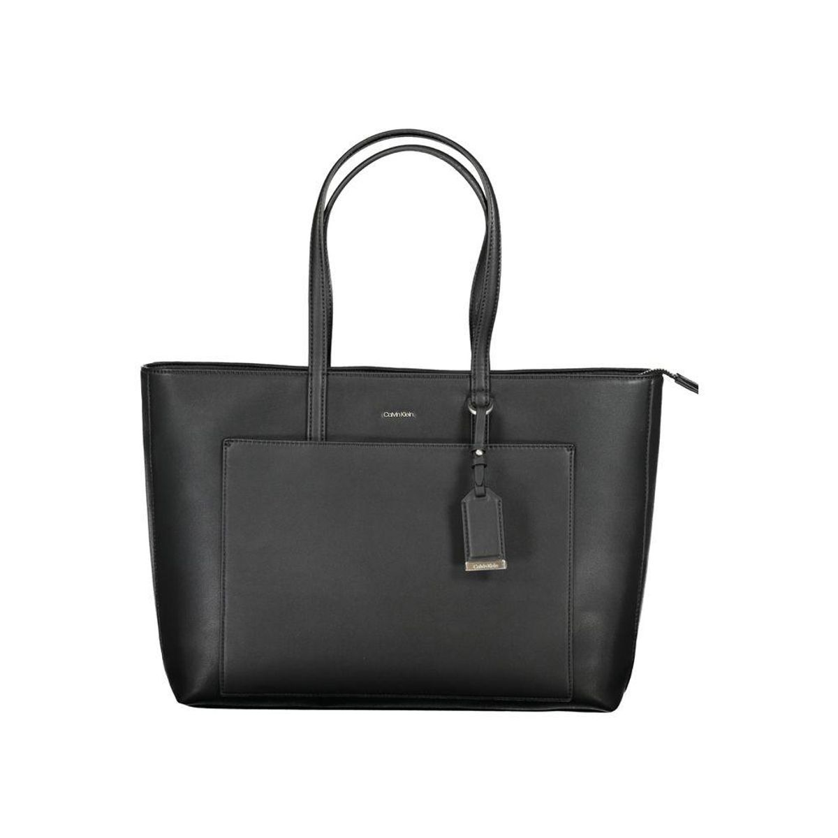 Calvin Klein Black Polyester Handbag