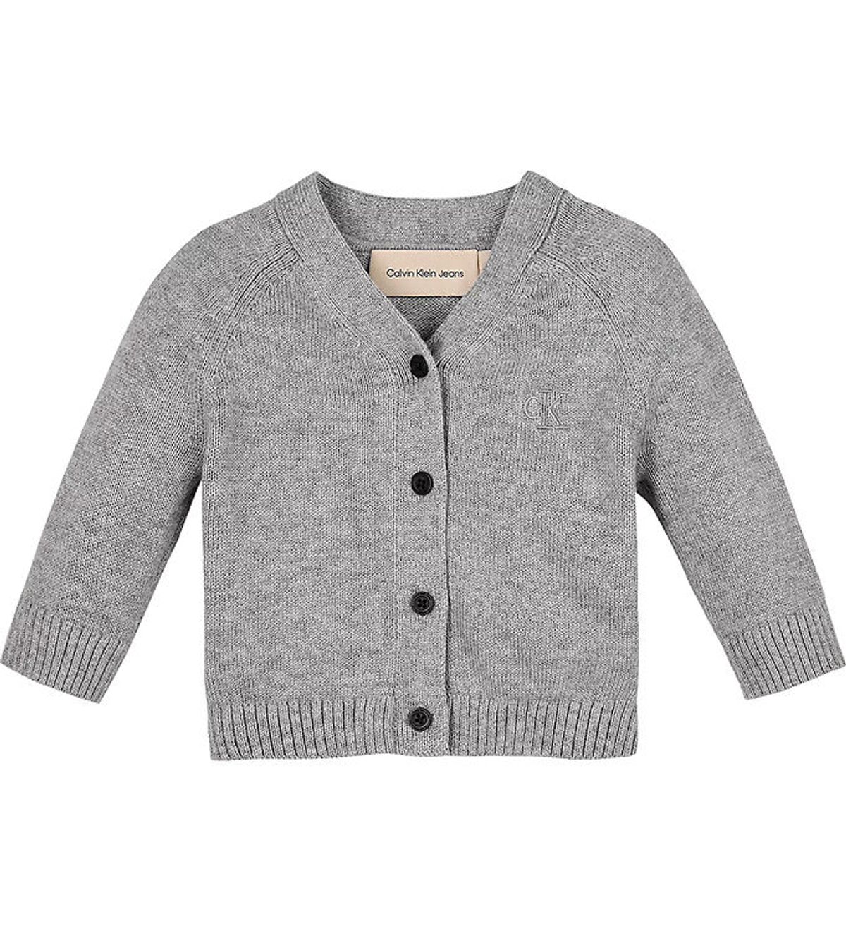 Calvin Klein Cardigan - Strik - Grey Heather