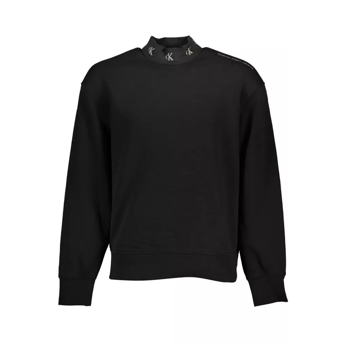 Calvin Klein Chic Black Embroidered Logo Sweatshirt