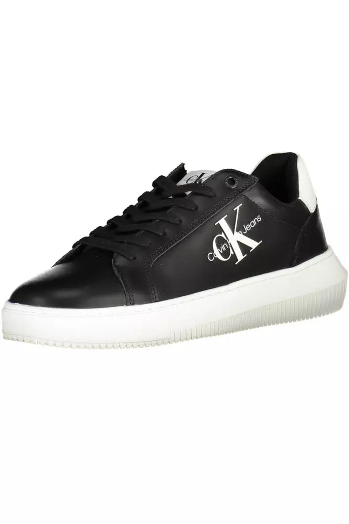 Calvin Klein Eco-Conscious Black Sneakers with Logo Accent