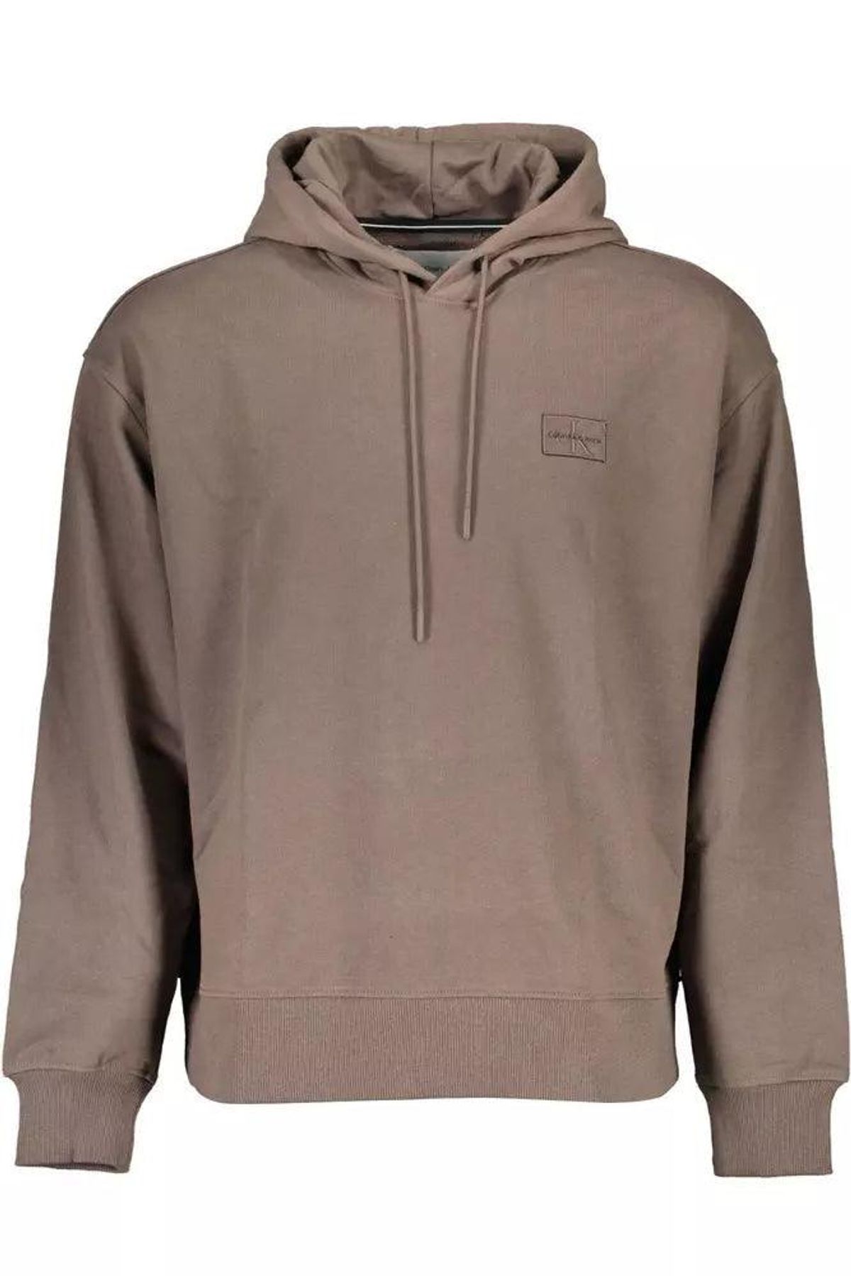 Calvin Klein Eco-Conscious Hooded Brown Sweatshirt