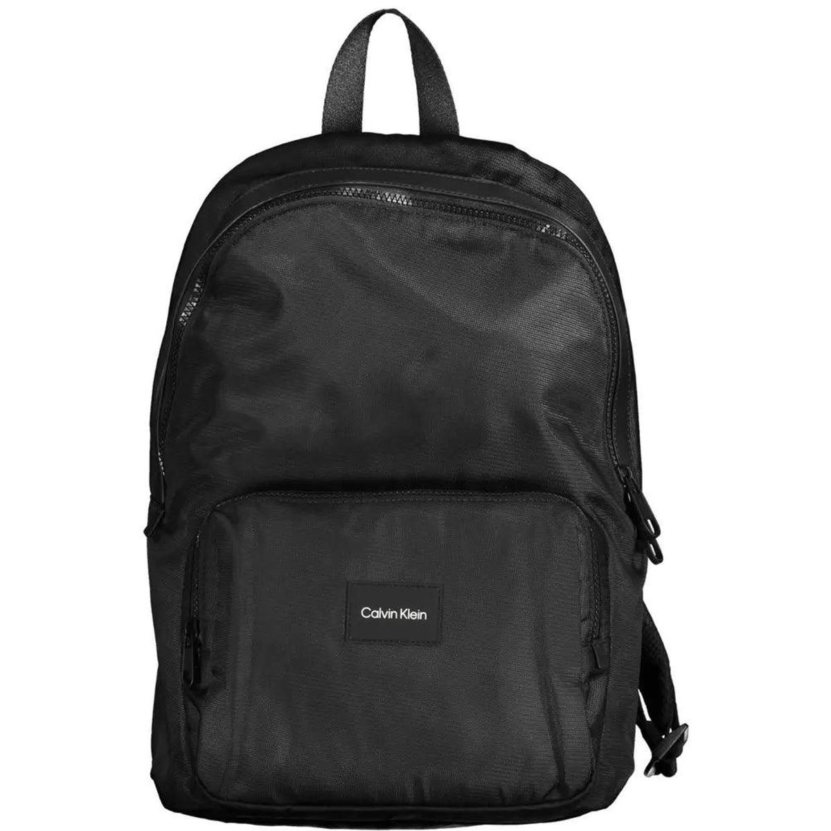 Calvin Klein Eco-Conscious Sleek Black Backpack