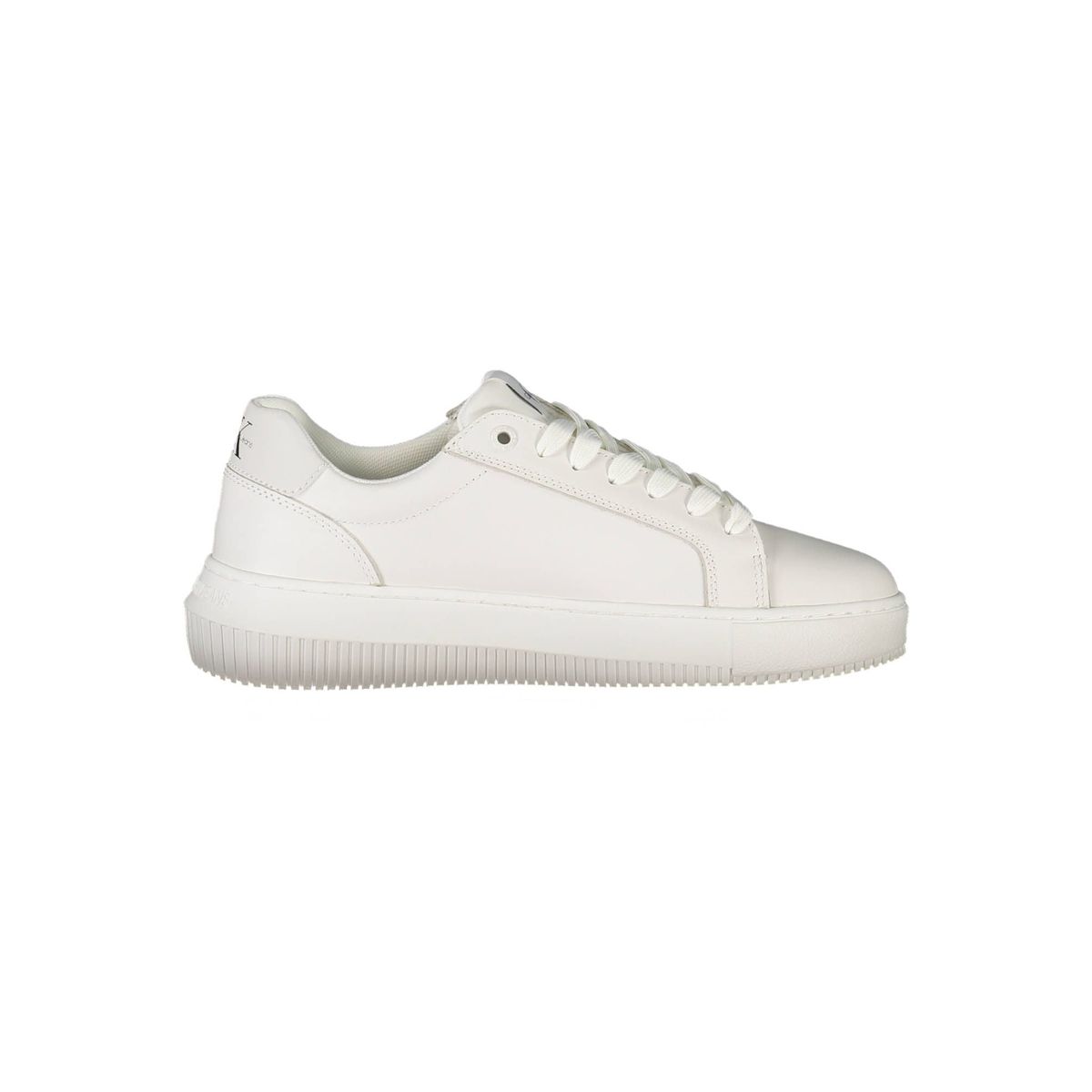 Calvin Klein Eco-Conscious White Sneakers with Logo Detail