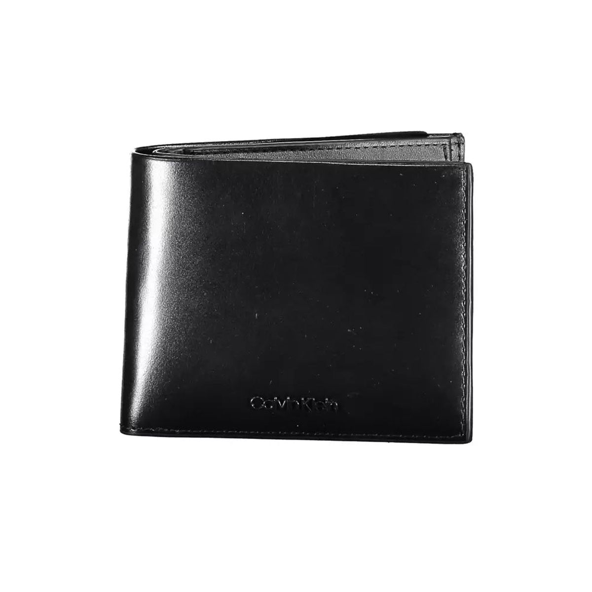 Calvin Klein Elegant Black Leather Wallet with RFID Blocker