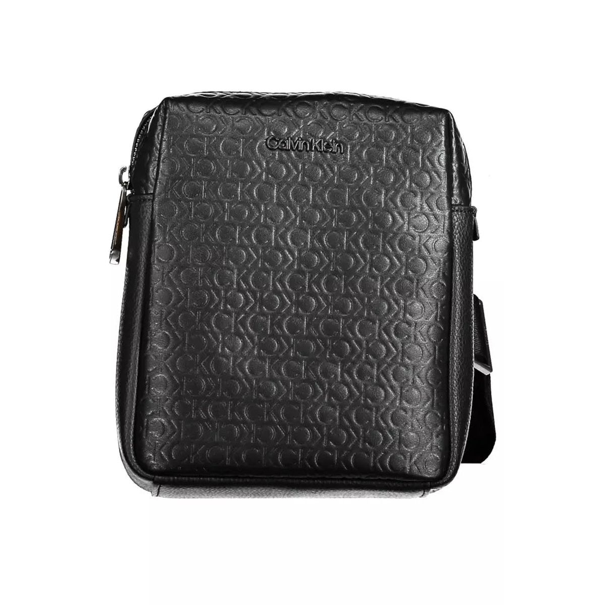 Calvin Klein Elegant Black Shoulder Bag with Contrast Details