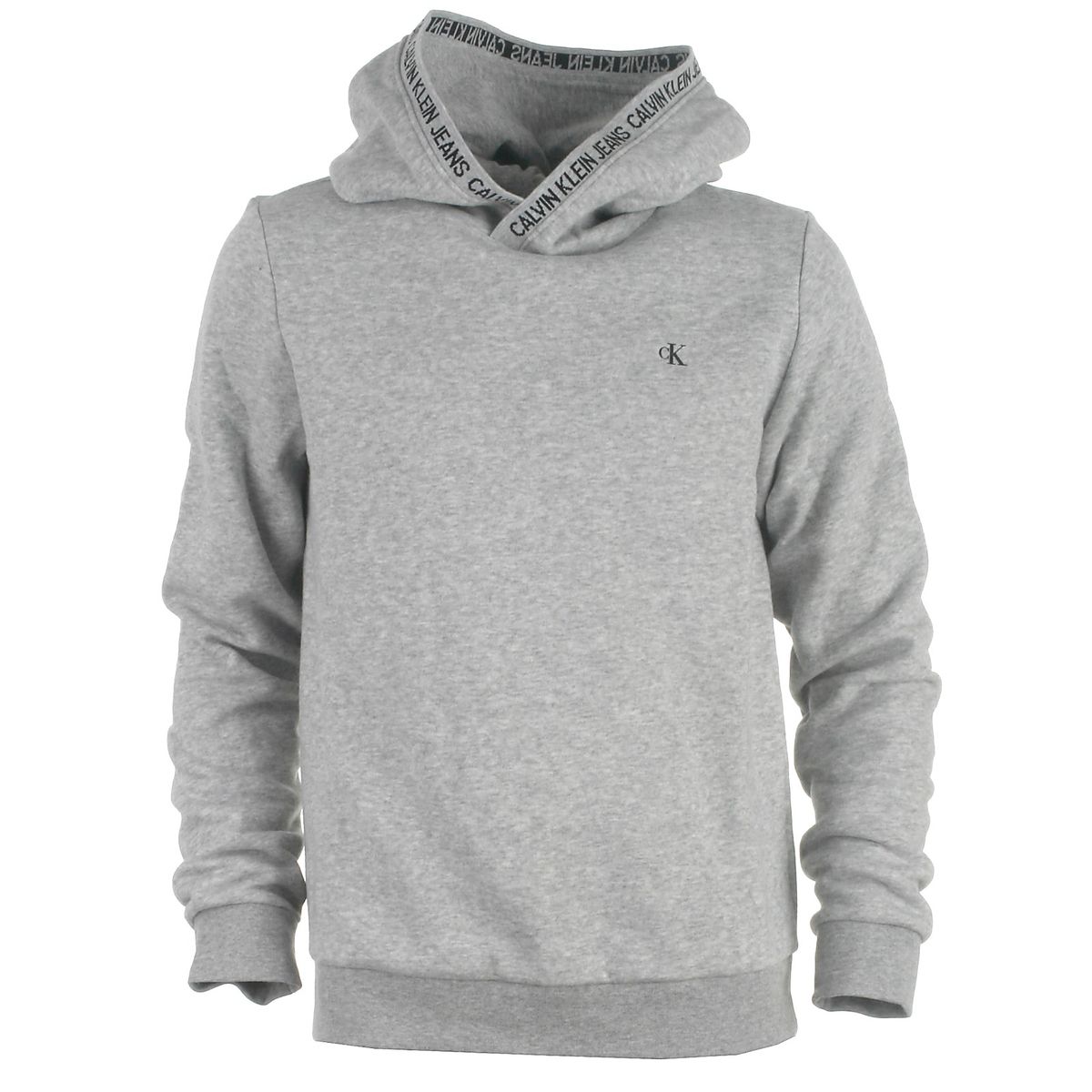 Calvin Klein hood sweat, lightgrey - 140 - 10år