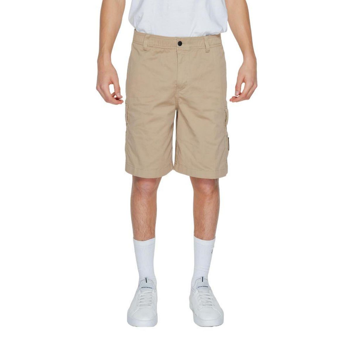 Calvin Klein Jeans Beige Cotton Short